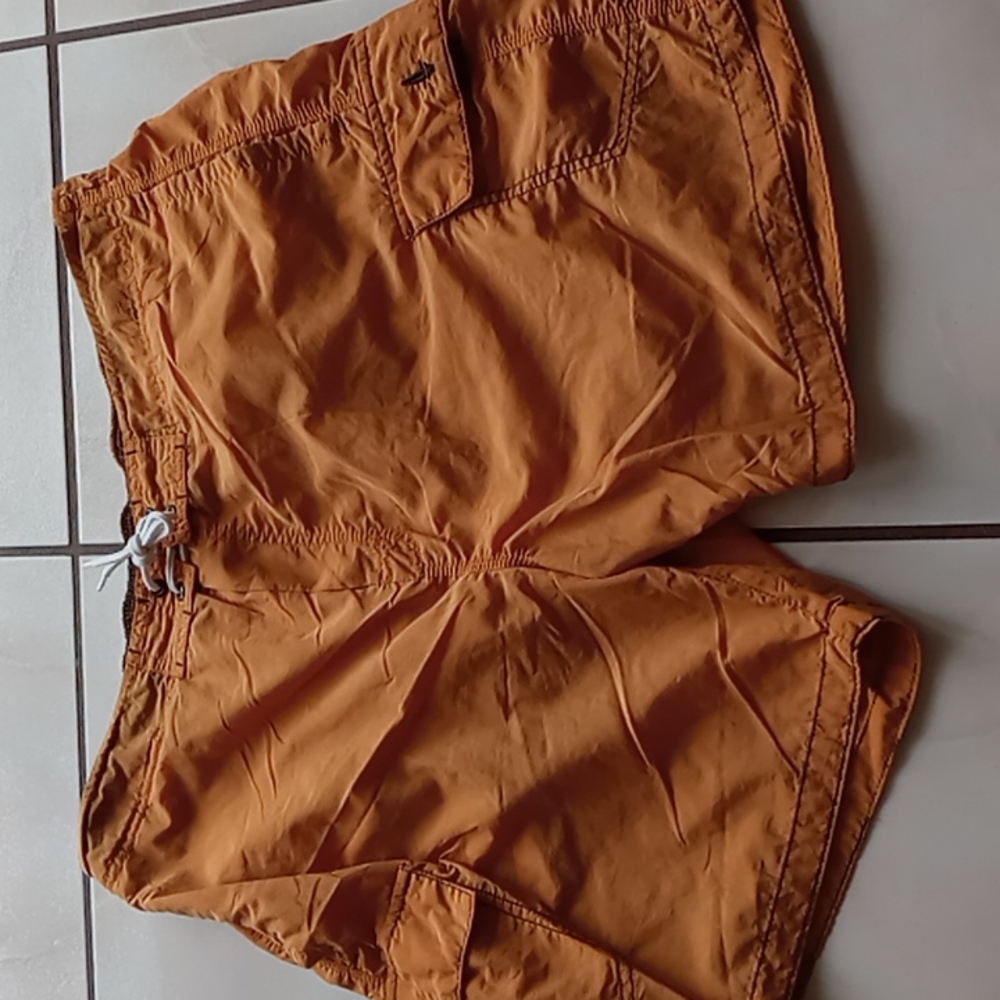 Boca Classics Men's Orange Swim Trunks w Inside lining sz XL